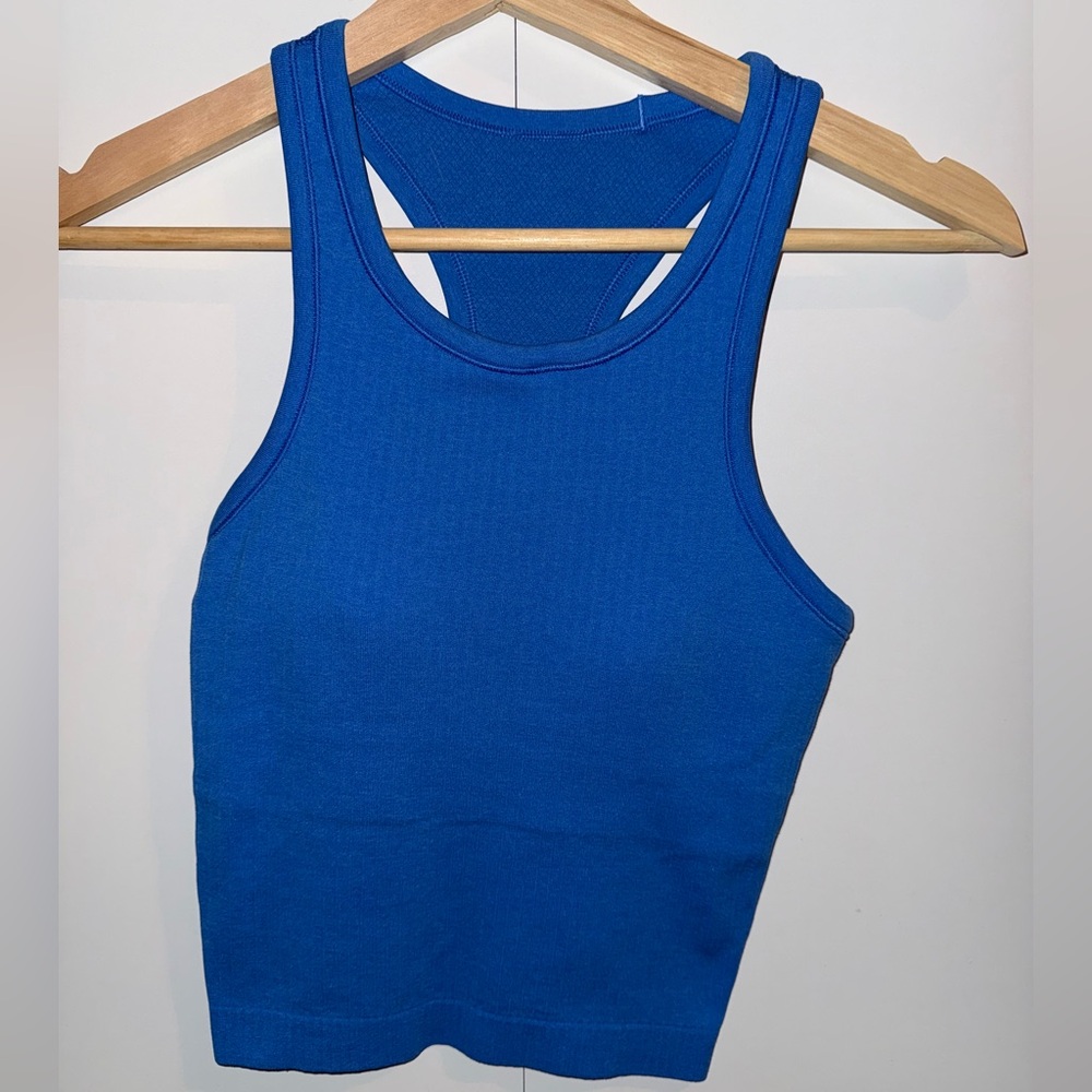 LULULEMON EBB TO STREET CROPPED RACERBACK TANK TOP